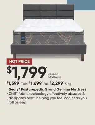 Dormez Vous Sealy Posturepedic Grand Gemma Mattress offer