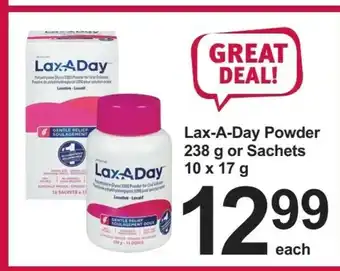 Pharmasave Lax-A-Day Powder 238 g or Sachets offer