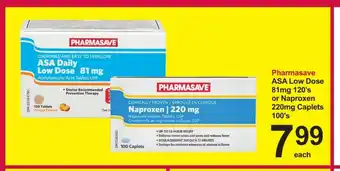 Pharmasave Pharmasave ASA Low Dose 81mg 120's offer