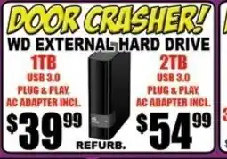 TechSource WD External Hard Drive offer