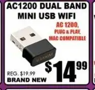 TechSource AC1200 Dual Band Mini USB WIFI offer