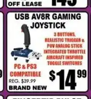 TechSource USB AV8R Gaming Joystick offer