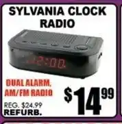 TechSource Sylvania Clock Radio offer