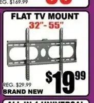 TechSource Flat Tv Mount offer
