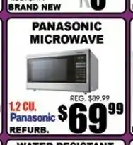 TechSource Panasonic Microwave offer