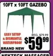 TechSource 10FT X 10FT Gazebo offer