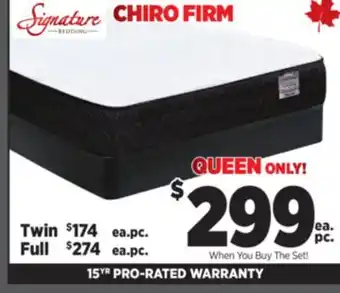 Surplus Furniture Chiro Firm Queen Mattress Set offer