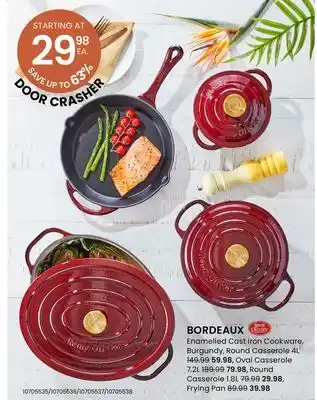 Stokes BORDEAUX Enamelled Cast Iron Cookware offer