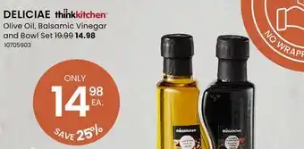 Stokes Deliciae Oil, Vinegar and Bowl Set offer