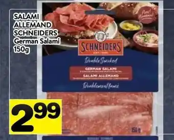 Supermarché PA Schneiders German Salami offer