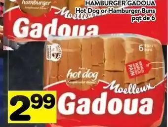 Supermarché PA Hot Dog or Hamburger Buns offer