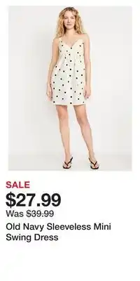 Old Navy Old Navy Sleeveless Mini Swing Dress offer