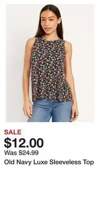 Old Navy Old Navy Luxe Sleeveless Top offer