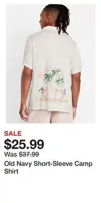 Old Navy Old Navy Short-Sleeve Camp Shirt offer