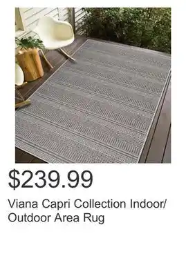 Costco Viana Capri Collection Indoor/Outdoor Area Rug offer