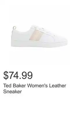 Costco Ted Baker Women's Leather Sneaker offer