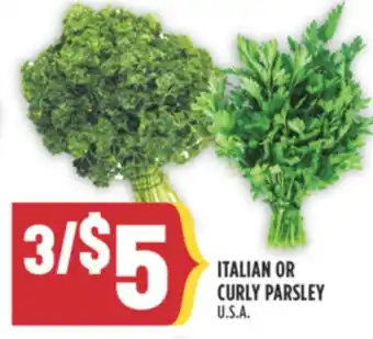 Marché Adonis ITALIAN OR CURLY PARSLEY offer