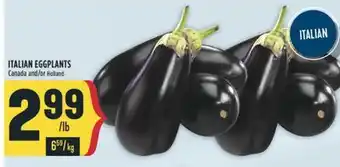 Marché Adonis ITALIAN EGGPLANTS offer