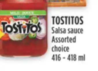 Marché Adonis TOSTITOS Salsa sauce offer