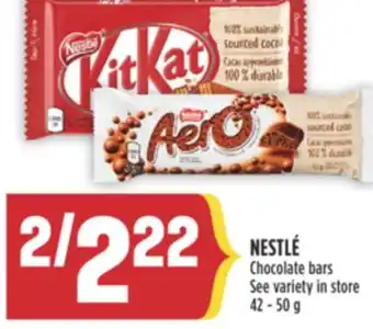 Marché Adonis NESTLÉ Chocolate bars offer