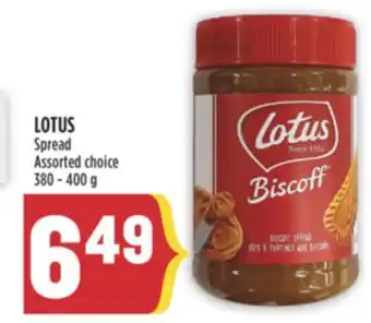 Marché Adonis LOTUS Spread offer