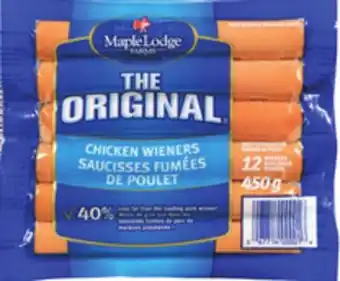 Giant Tiger Maple Lodge chicken wieners offer