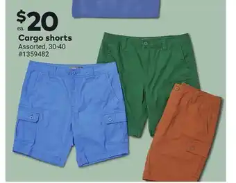 Giant Tiger Cargo shorts offer