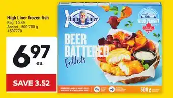 Giant Tiger High Liner frozen fish offer