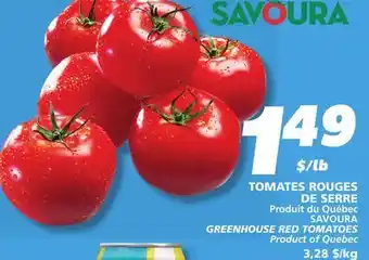 IGA SAVOURA GREENHOUSE RED TOMATOES offer