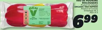 IGA ORGANIC TRIO PEPPERS offer