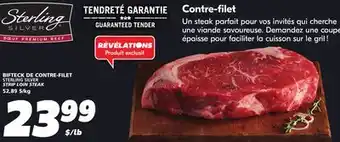 IGA STERLING SILVER STRIP LOIN STEAK offer