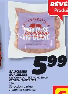 IGA FROZEN SAUSAGES offer