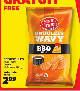IGA YUM YUM CHIPS offer