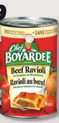 IGA CHEF BOYARDEE DINNER offer