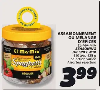 IGA EL-MA-MIA SEASONING OR SPICE MIX offer