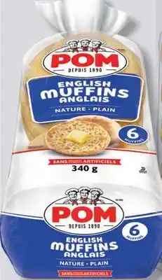 IGA POM ENGLISH MUFFINS offer