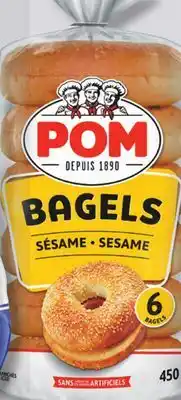 IGA POM BAGELS offer