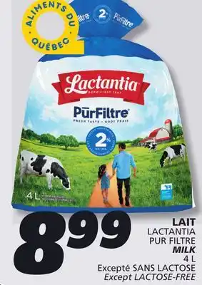 IGA LACTANTIA MILK offer
