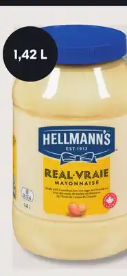IGA HELLMANN'S MAYONNAISE offer