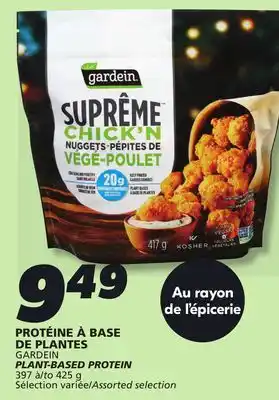 IGA GARDEIN PLANT-BASED PROTEIN offer