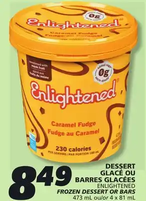 IGA ENLIGHTENED FROZEN DESSERT OR BARS offer