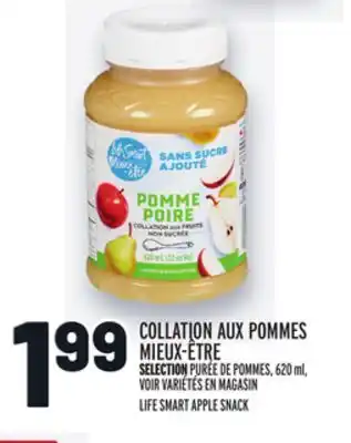 Metro COLLATION AUX POMMES MIEUX-ÊTRE | LIFE SMART APPLE SNACK offer