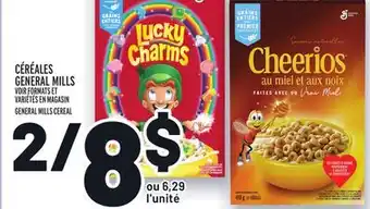 Metro CÉRÉALES GENERAL MILLS | GENERAL MILLS CEREAL offer
