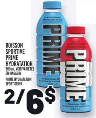 Metro BOISSON SPORTIVE PRIME HYDRATATION | PRIME HYDRATATION SPORT DRINK offer