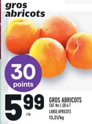 Metro GROS ABRICOTS | LARGE APRICOTS offer
