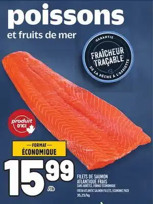 Metro FILETS DE SAUMON ATLANTIQUE FRAIS | FRESH ATLANTIC SALMON FILLETS, ECONOMIC PACK offer