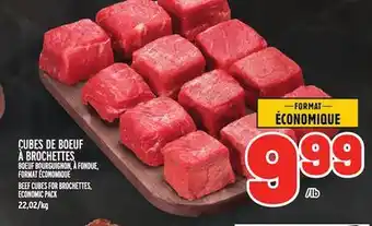 Metro CUBES DE BOEUF À BROCHETTES | BEEF CUBES FOR BROCHETTES offer
