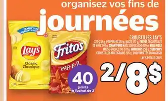 Metro CROUSTILLES LAY'S | LAY'S POTATO CHIPS offer