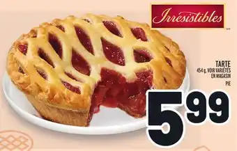 Metro TARTE | PIE offer