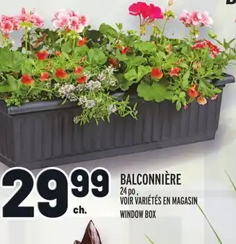 Metro BALCONNIÈRE | WINDOW BOX offer
